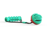 HKM-590803 Pet Toy Training Ball with Pull Rope - 8.5cm Diameter and 12cm Molar Stick