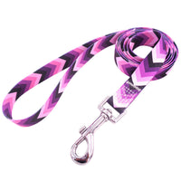 HKM-642515 Multi-Color Dog Leash with Colorful Patterns - Available in Various Sizes and Designs