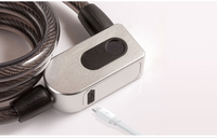 HKM-142739 Smart Bicycle Lock with Keyless Entry and Alarm System