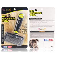 HKM-866323 Grooming Comb for Cats and Dogs - ABS Material, Available in Green and Red