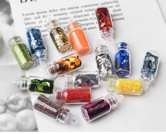 HKM-235411 48 Color Mixed Nail Art Decoration Set - Versatile for Nails, Crafts, and More