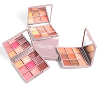 HKM-949139 9-Color Eyeshadow Palette for Full Coverage and Feature Enhancement, 9g