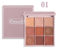 HKM-949139 9-Color Eyeshadow Palette for Full Coverage and Feature Enhancement, 9g