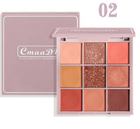 HKM-949139 9-Color Eyeshadow Palette for Full Coverage and Feature Enhancement, 9g