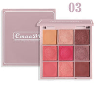 HKM-949139 9-Color Eyeshadow Palette for Full Coverage and Feature Enhancement, 9g