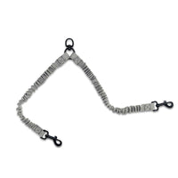 HKM-510291 Reflective Telescopic Double-Ended Dog Leash - Adjustable Length 100-175 cm, Durable Polyester with Reflective Thread