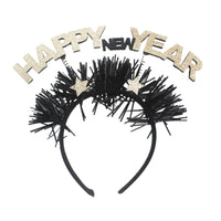 HKM-880659 New Year's Celebration Headband with Happy New Year Design