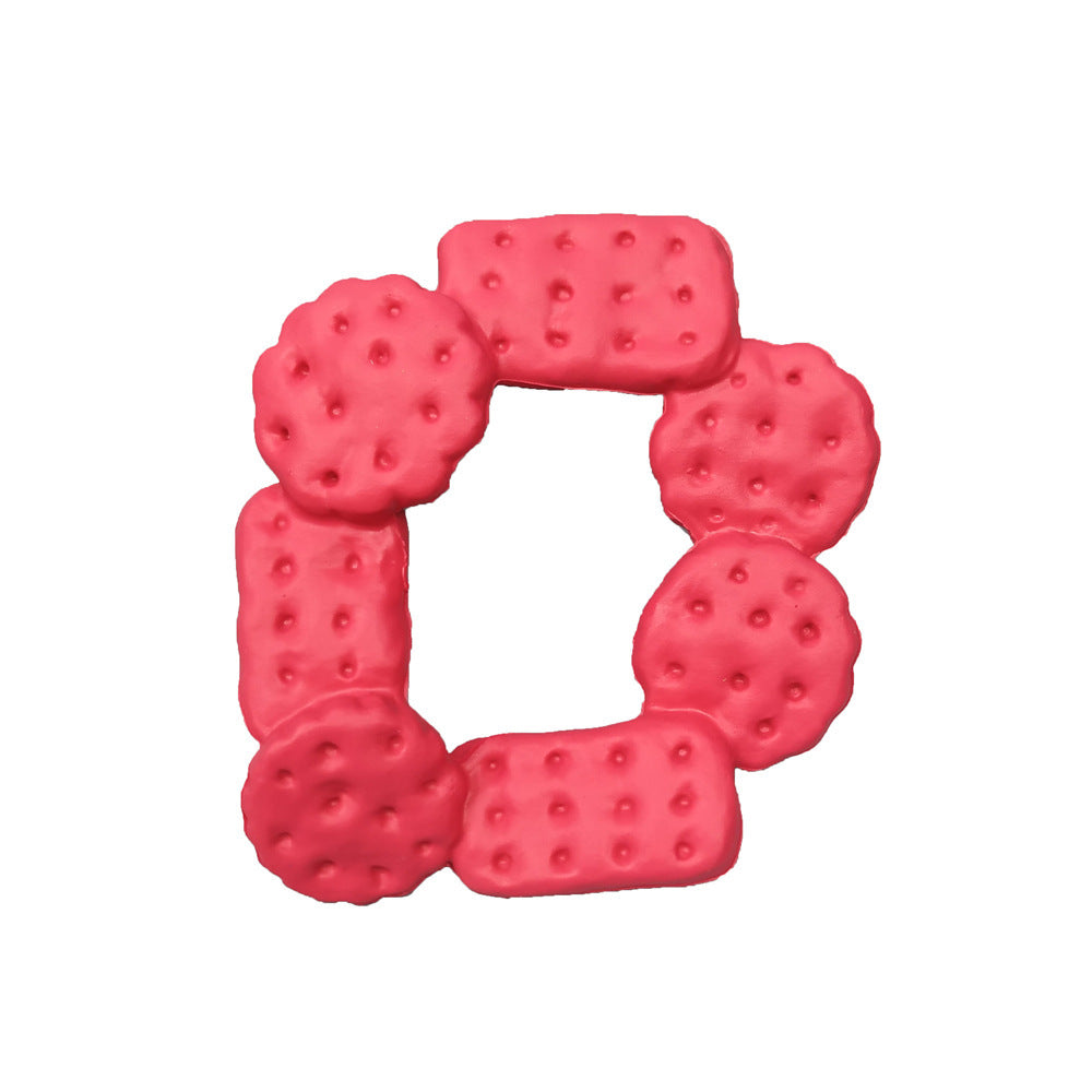 HKM-850963 Durable Bite-Resistant Dog Toy in Various Fun Shapes and Colors, Made of Non-Toxic Rubber
