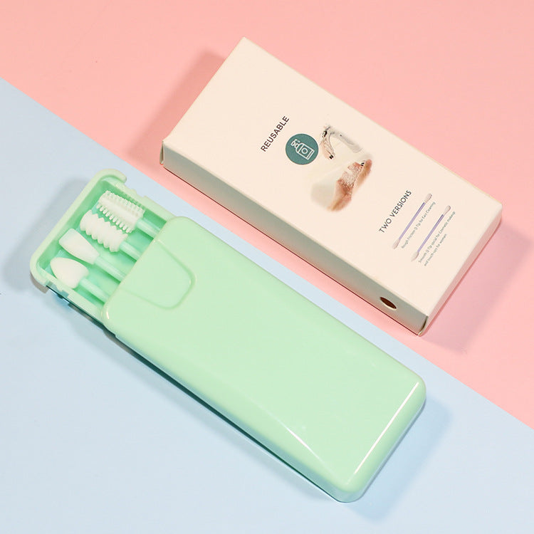 HKM-481683 Reusable Silicone Swabs - 2nd Generation, Various Colors Available, Eco-Friendly and Convenient