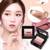 HKM-685843 Trichromatic Eyeshadow Palette with Three Universal Shades for Concealing