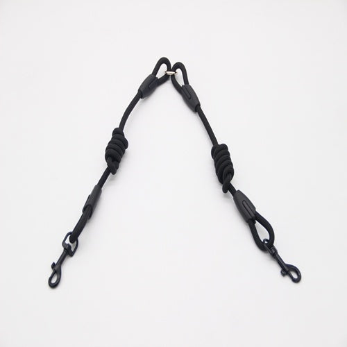 HKM-607443 Double Traction Rope for Dog Walking Training - 1.8m Length, Durable Nylon Material