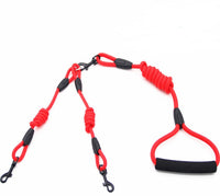 HKM-607443 Double Traction Rope for Dog Walking Training - 1.8m Length, Durable Nylon Material