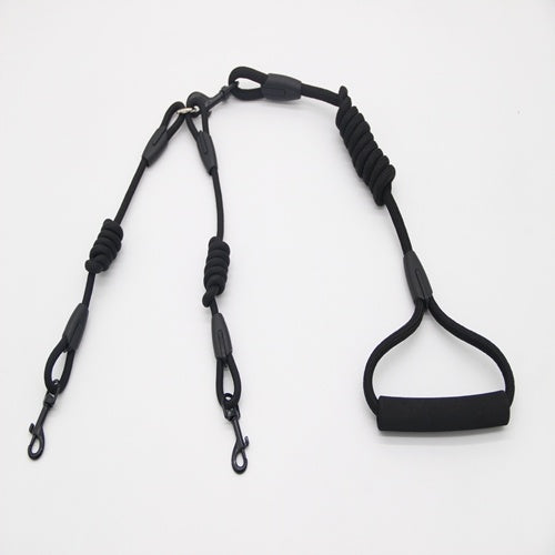 HKM-607443 Double Traction Rope for Dog Walking Training - 1.8m Length, Durable Nylon Material