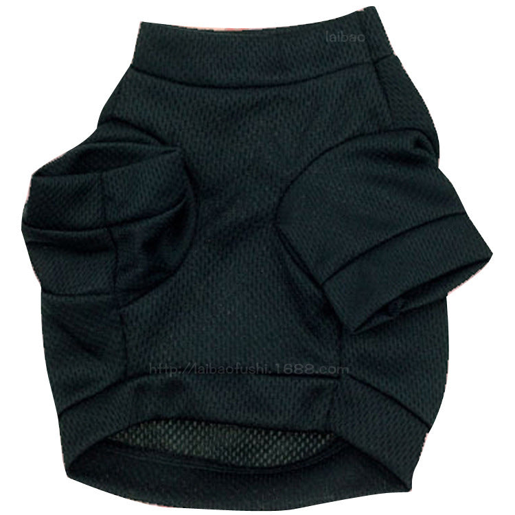 HKM-202899 Black Mesh Sniff With Me T-Shirt for Dogs - Comfortable Leisure Wear in Various Sizes