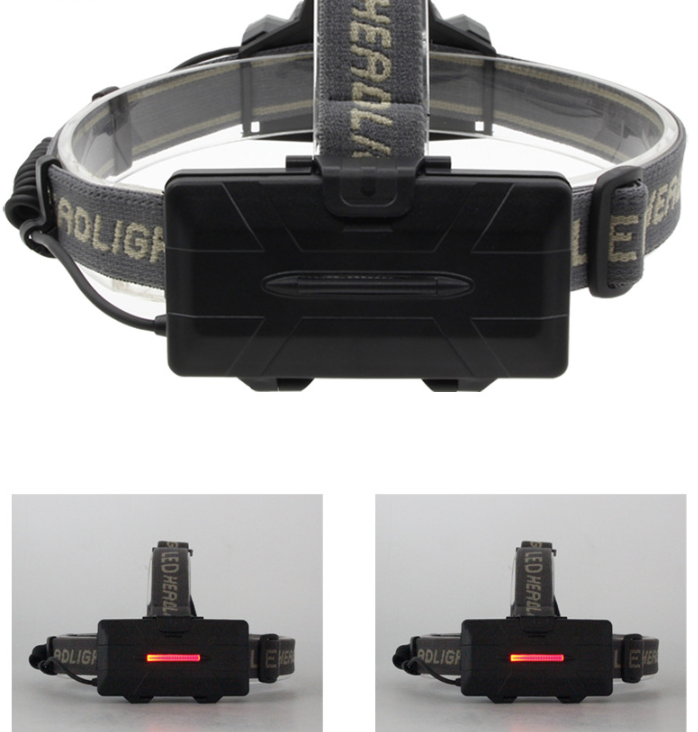 HKM-810451 Super Bright USB Rechargeable Headlights for Enhanced Visibility