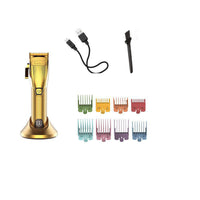 HKM-382227 USB Rechargeable Diamond Cutter Hair Clipper with 2500mAh Battery and Accessories