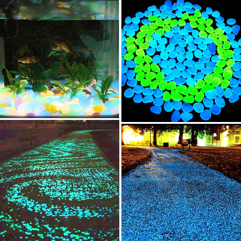 HKM-860819 Luminous Fluorite Pebbles for Night Fishing – Durable and Attractive Artificial Stones for Enhanced Bait Visibility
