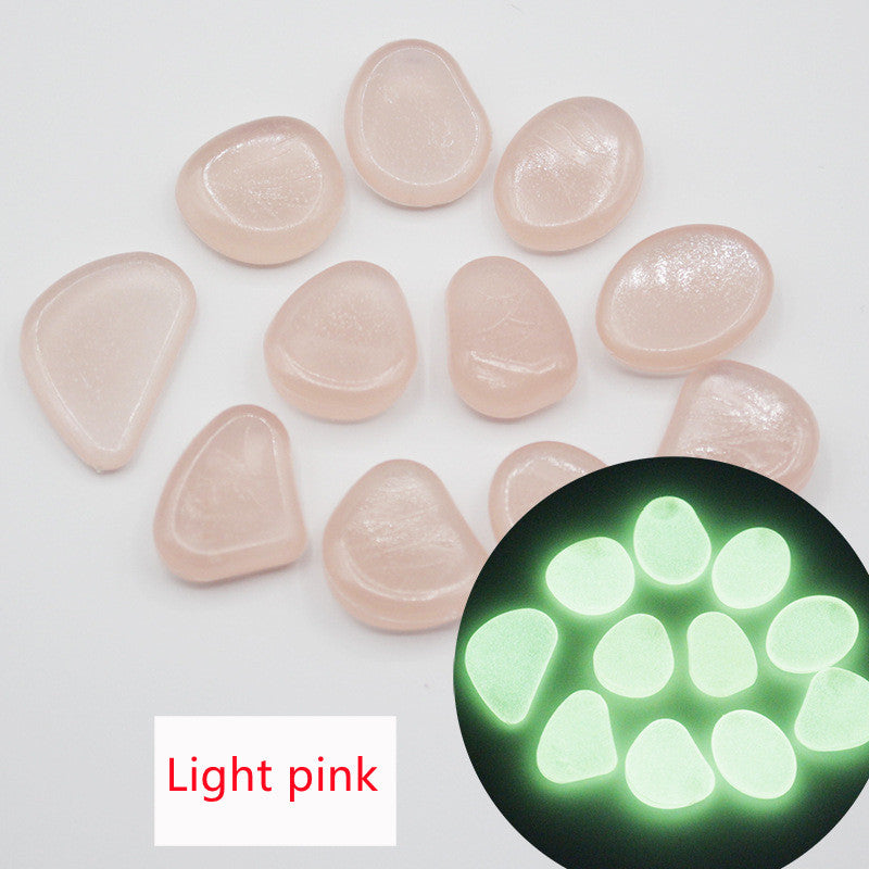 HKM-860819 Luminous Fluorite Pebbles for Night Fishing – Durable and Attractive Artificial Stones for Enhanced Bait Visibility