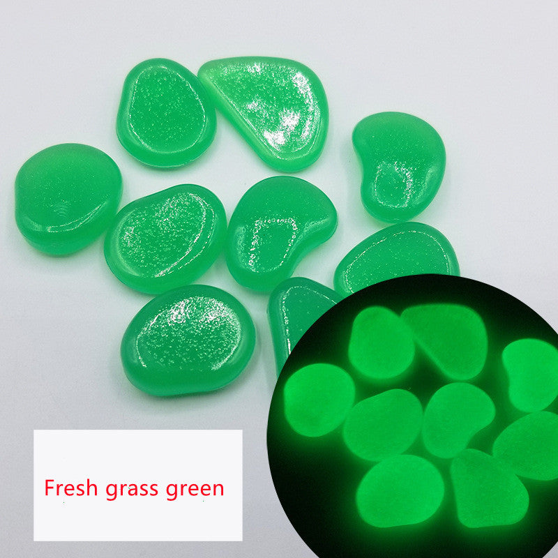 HKM-860819 Luminous Fluorite Pebbles for Night Fishing – Durable and Attractive Artificial Stones for Enhanced Bait Visibility