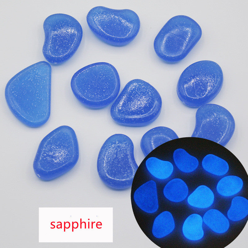 HKM-860819 Luminous Fluorite Pebbles for Night Fishing – Durable and Attractive Artificial Stones for Enhanced Bait Visibility