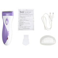 HKM-987347 High-Speed Shaving Hair Removal Device with Triple Blades and Anti-Clip System