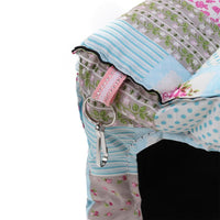 HKM-365843 Cozy Winter Nest for Small Pets with 3 Rings and Hooks - Ideal for Chinchillas, Squirrels, and Guinea Pigs (25x25x22cm)
