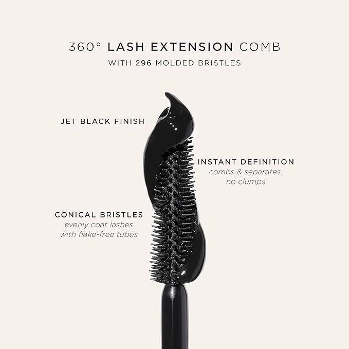 HKM-291475 Long Curling Mascara in Black and Brown - Smudge-Resistant Formula