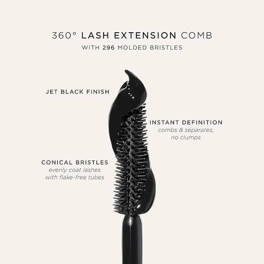 HKM-291475 Long Curling Mascara in Black and Brown - Smudge-Resistant Formula
