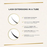 HKM-291475 Long Curling Mascara in Black and Brown - Smudge-Resistant Formula