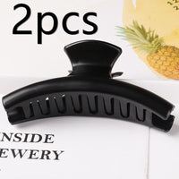 HKM-141651 Colorful Large Claw Clip for Women - Durable Plastic Hair Clamps & Accessories