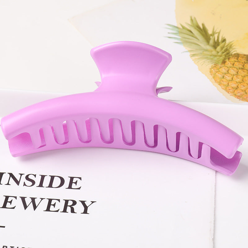HKM-141651 Colorful Large Claw Clip for Women - Durable Plastic Hair Clamps & Accessories