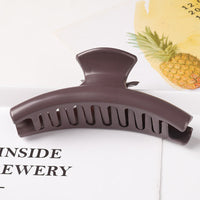 HKM-141651 Colorful Large Claw Clip for Women - Durable Plastic Hair Clamps & Accessories