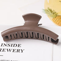 HKM-141651 Colorful Large Claw Clip for Women - Durable Plastic Hair Clamps & Accessories