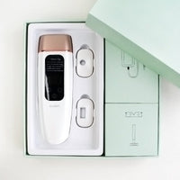 HKM-904211 Painless Whole Body Laser Hair Removal Device - AI-08, White, Plug-In, Lightweight & Compact