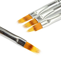 HKM-460179 Nail Art Smudge Pen for UV Gel Manicure - Precision Brush and Wood Handle