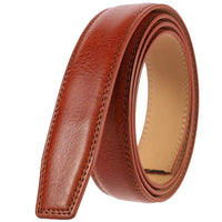 HKM-949779 Genuine Cowhide Leather 3cm Automatic Buckle Ratchet Belt LY31-3370