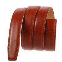 HKM-949779 Genuine Cowhide Leather 3cm Automatic Buckle Ratchet Belt LY31-3370