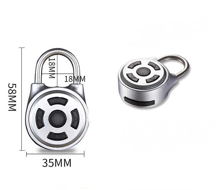 KTX-518995 Bluetooth Smart Padlock with Direction Button and Password Lock