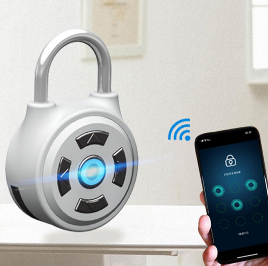 KTX-518995 Bluetooth Smart Padlock with Direction Button and Password Lock