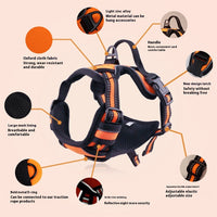 HKM-356819 Adjustable Outdoor Chest Strap for Dogs in Various Colors