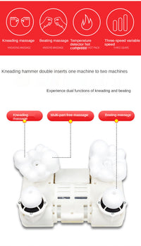 HKM-082195 Shiatsu Neck and Shoulder Massager with Heat and Adjustable Intensity, U-Shaped Design for Muscle Relief