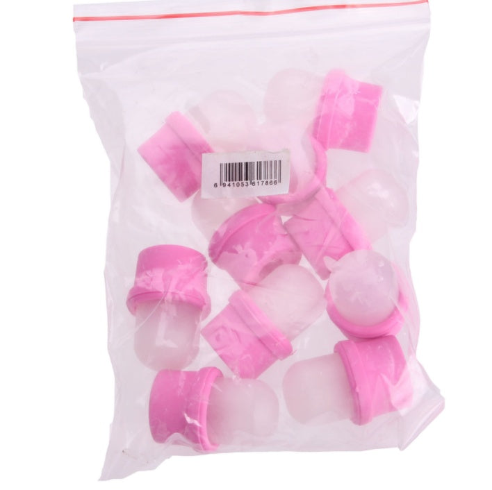 HKM-622867 10 Pcs Nail Soaker Set for Acrylic Removal and Nail Art Treatment