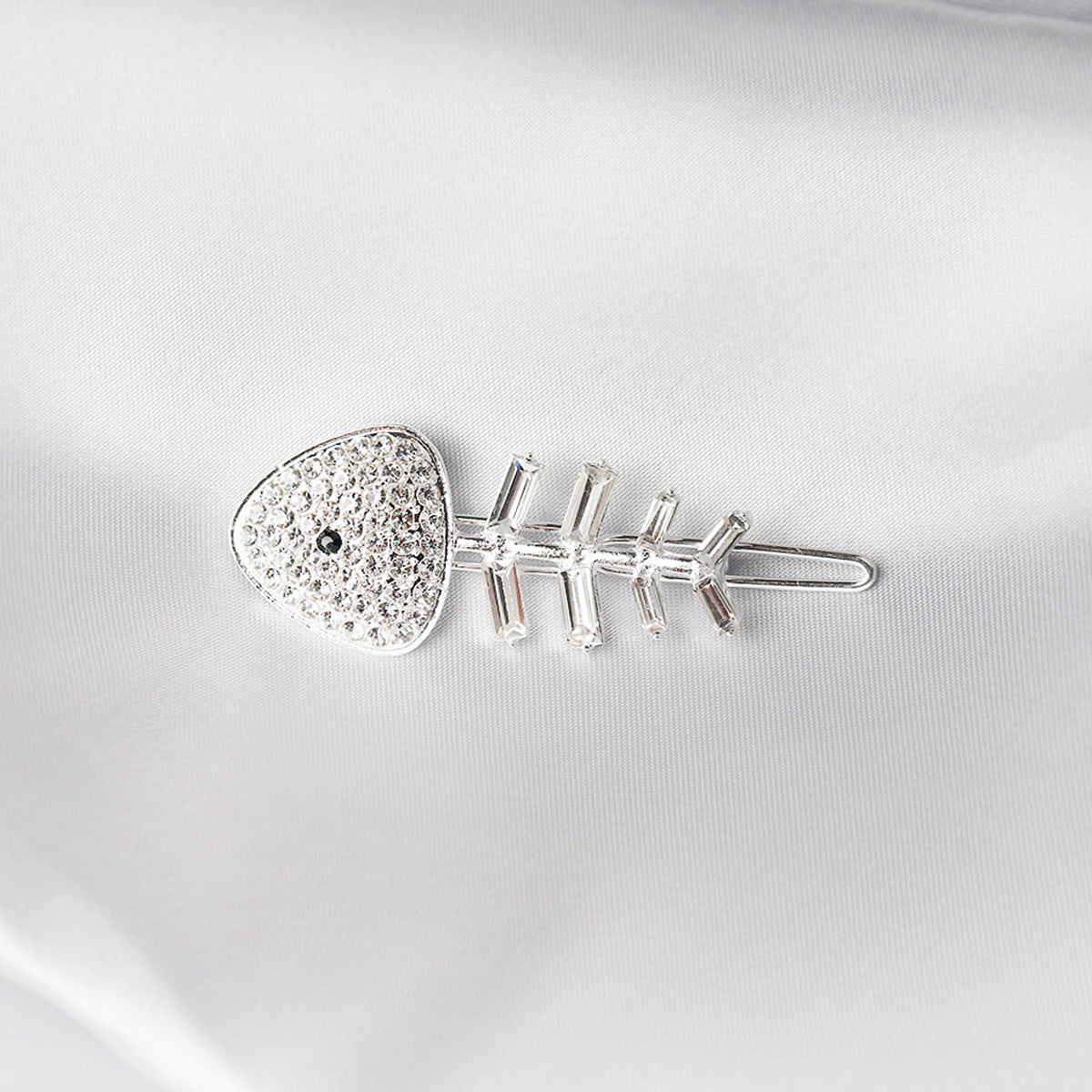 HKM-266131 Chic Alloy Rhinestone Hairpin with Alphabet Design for Women