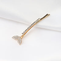 HKM-266131 Chic Alloy Rhinestone Hairpin with Alphabet Design for Women
