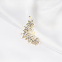 HKM-266131 Chic Alloy Rhinestone Hairpin with Alphabet Design for Women