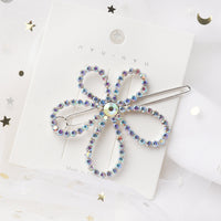 HKM-266131 Chic Alloy Rhinestone Hairpin with Alphabet Design for Women