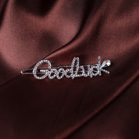 HKM-266131 Chic Alloy Rhinestone Hairpin with Alphabet Design for Women