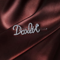 HKM-266131 Chic Alloy Rhinestone Hairpin with Alphabet Design for Women