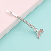 HKM-266131 Chic Alloy Rhinestone Hairpin with Alphabet Design for Women