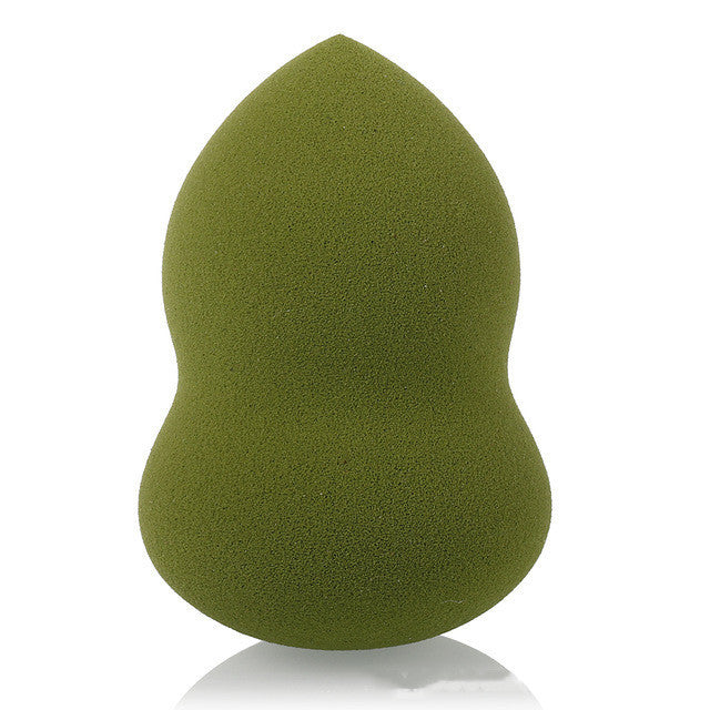 HKM-091411 Water Drop Shape Powder Puff for Smooth Makeup Application – Eco-Friendly Polyurethane Foundation Sponge – Single Pack